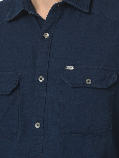 Shirt in Pure-Cotton Denim