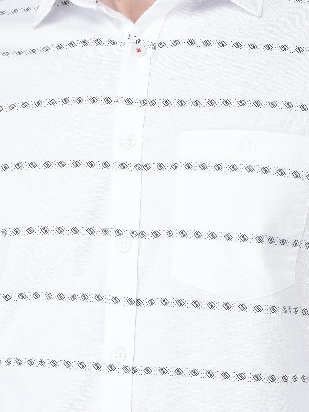  Abstract Striped Shirt 