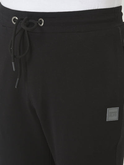  Black Logo Embellished Track Pants