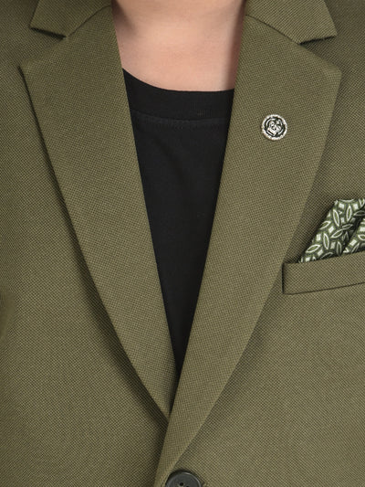 Olive Blazer with 3 Pocket Styling