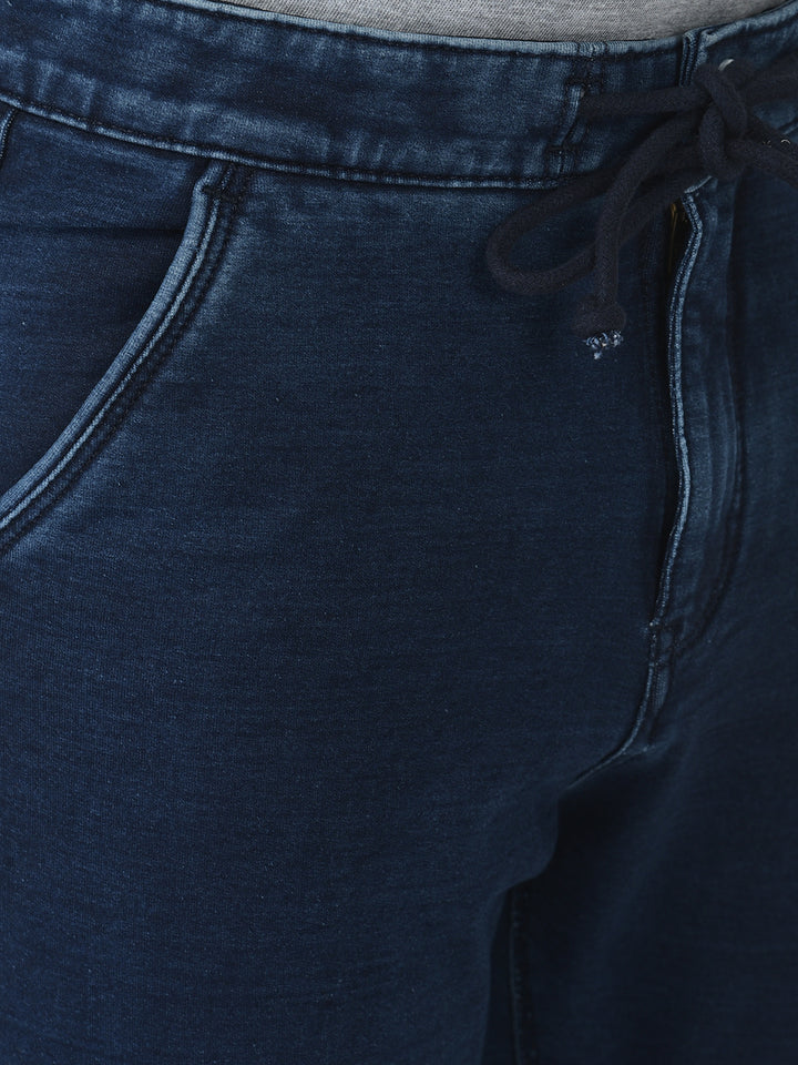 Navy Blue Denim Joggers - Boys joggers