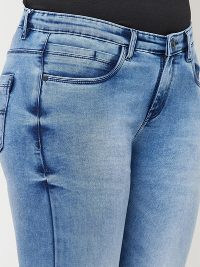 Blue Light Wash Jeans - Women Jeans