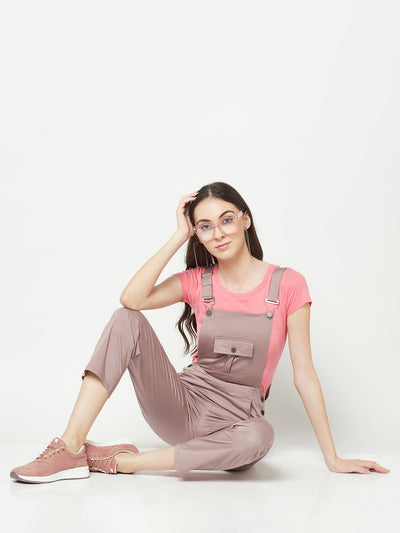  Peach Dungarees