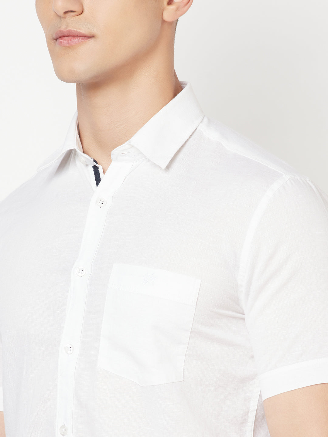 White Linen Shirt - Men Shirts
