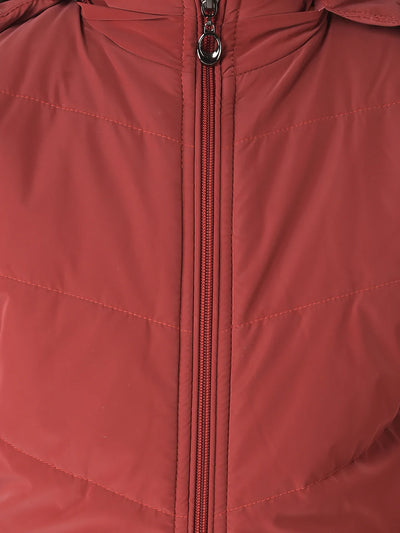  Bright Red Padded Jacket