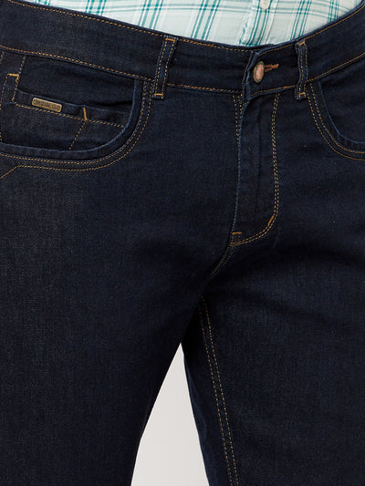 Navy Blue Jeans - Men Jeans