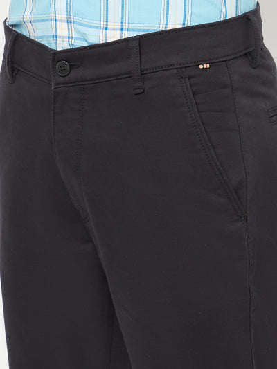 Black Casual Trousers - Men Trousers