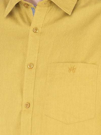 Mustard Shirt - Men Shirts