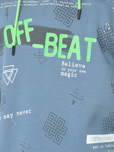  Blue Off-Beat Sweatshirt