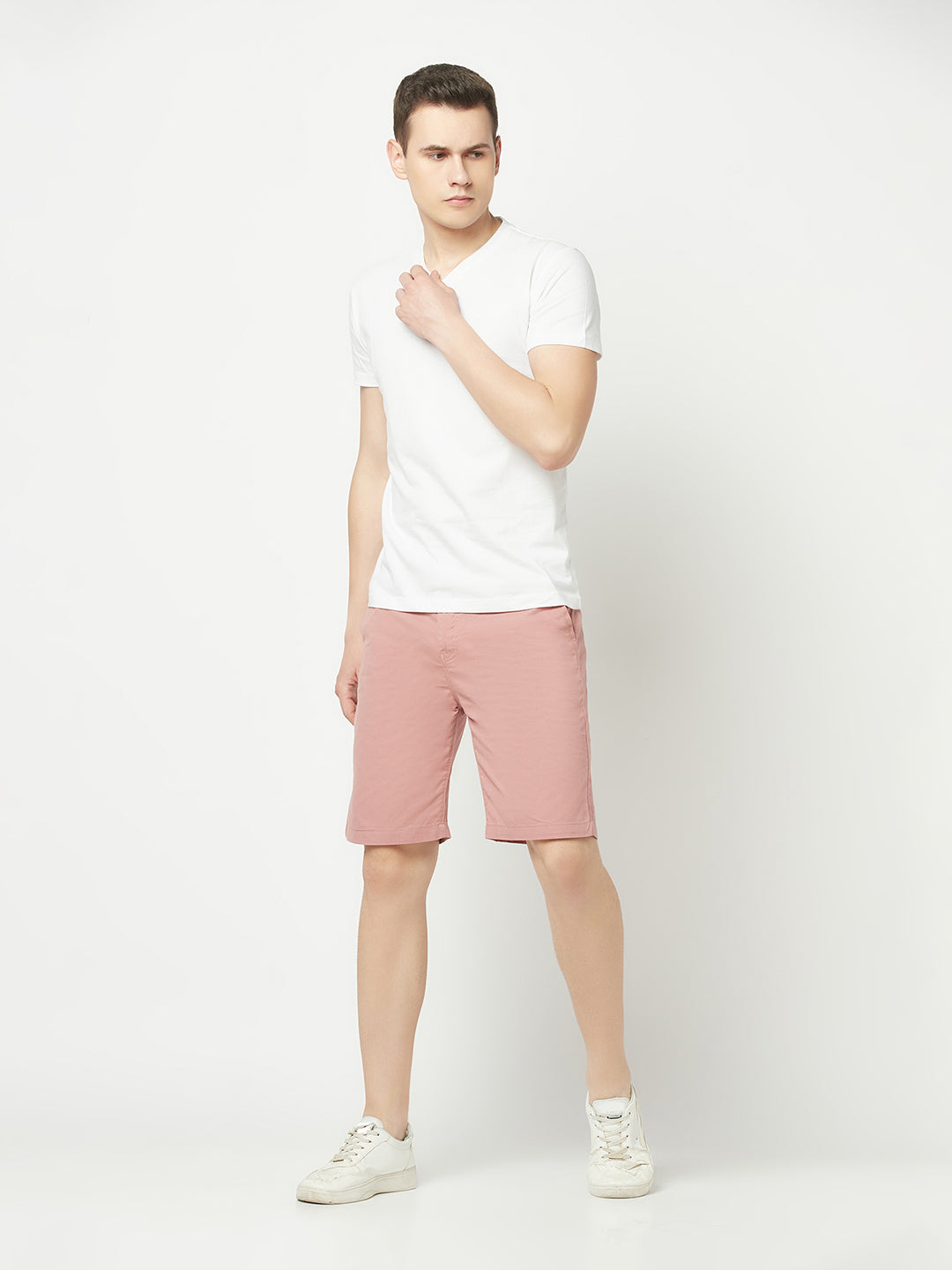  Salmon Pink Chino Shorts