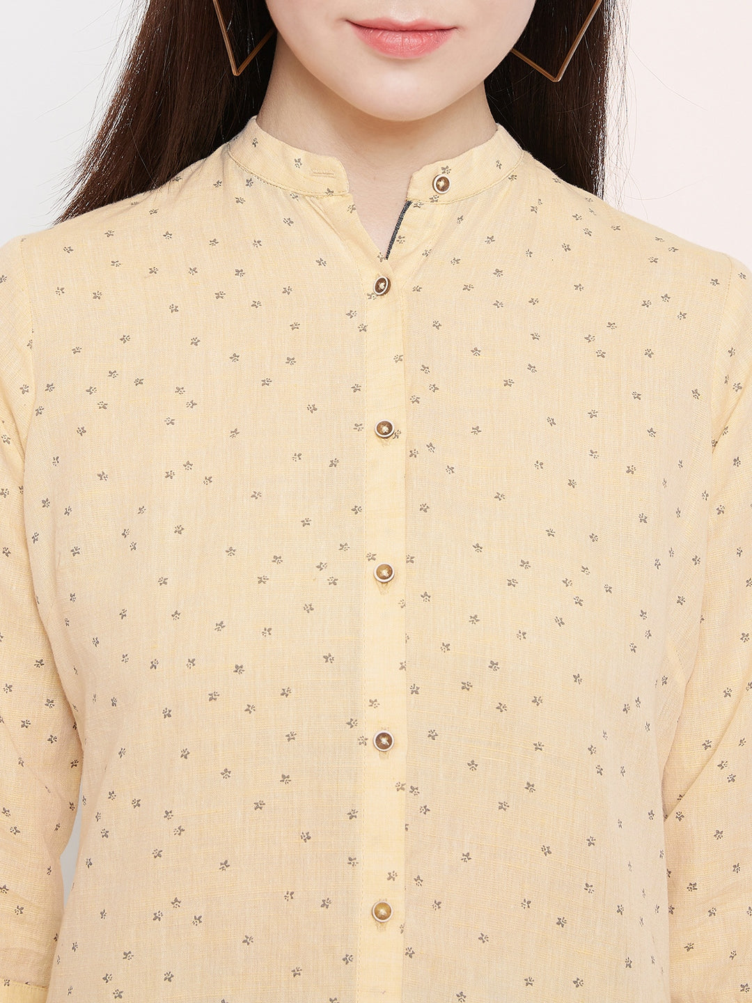 Printed Slim Fit Casual Shirt - Women Shirts