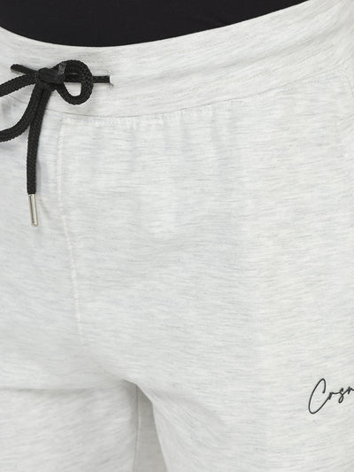  Minimal Ecru Melange Track Pants