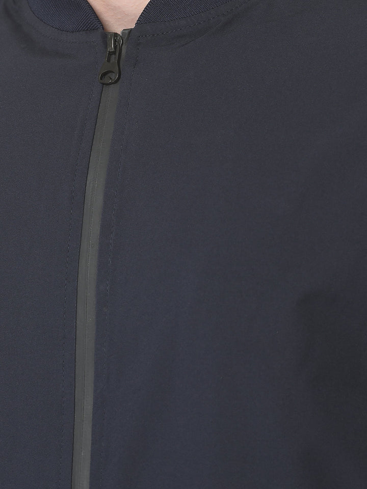  Navy Blue Bomber Jacket