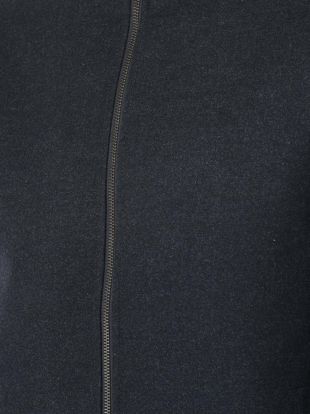  Navy Blue Solid Varsity Jacket