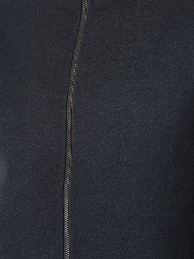  Navy Blue Solid Varsity Jacket