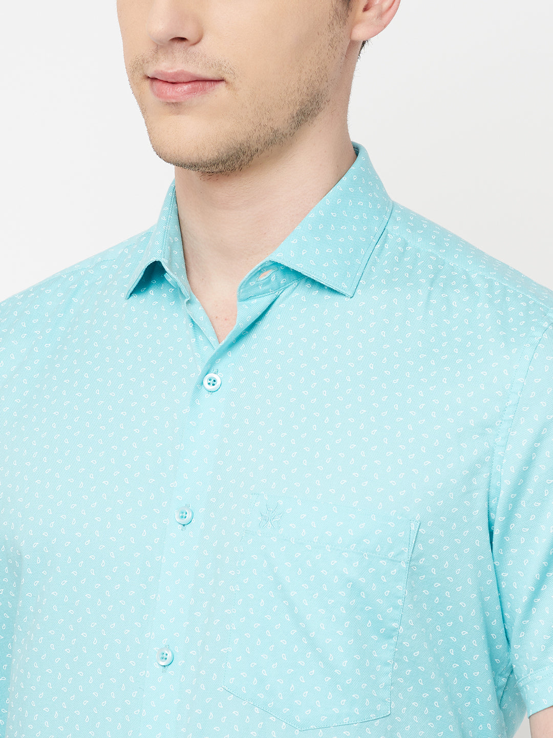 Green Printed Casual Shirt - Men Shirts