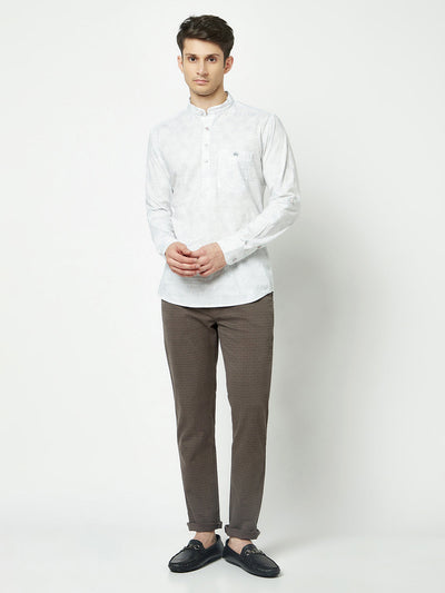  Grey Printed Trousers