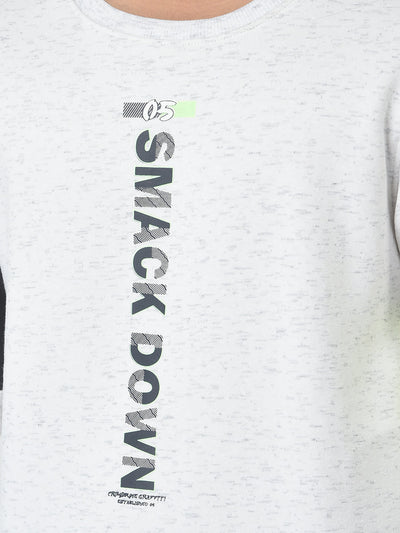 White Smack-Down Sweatshirt