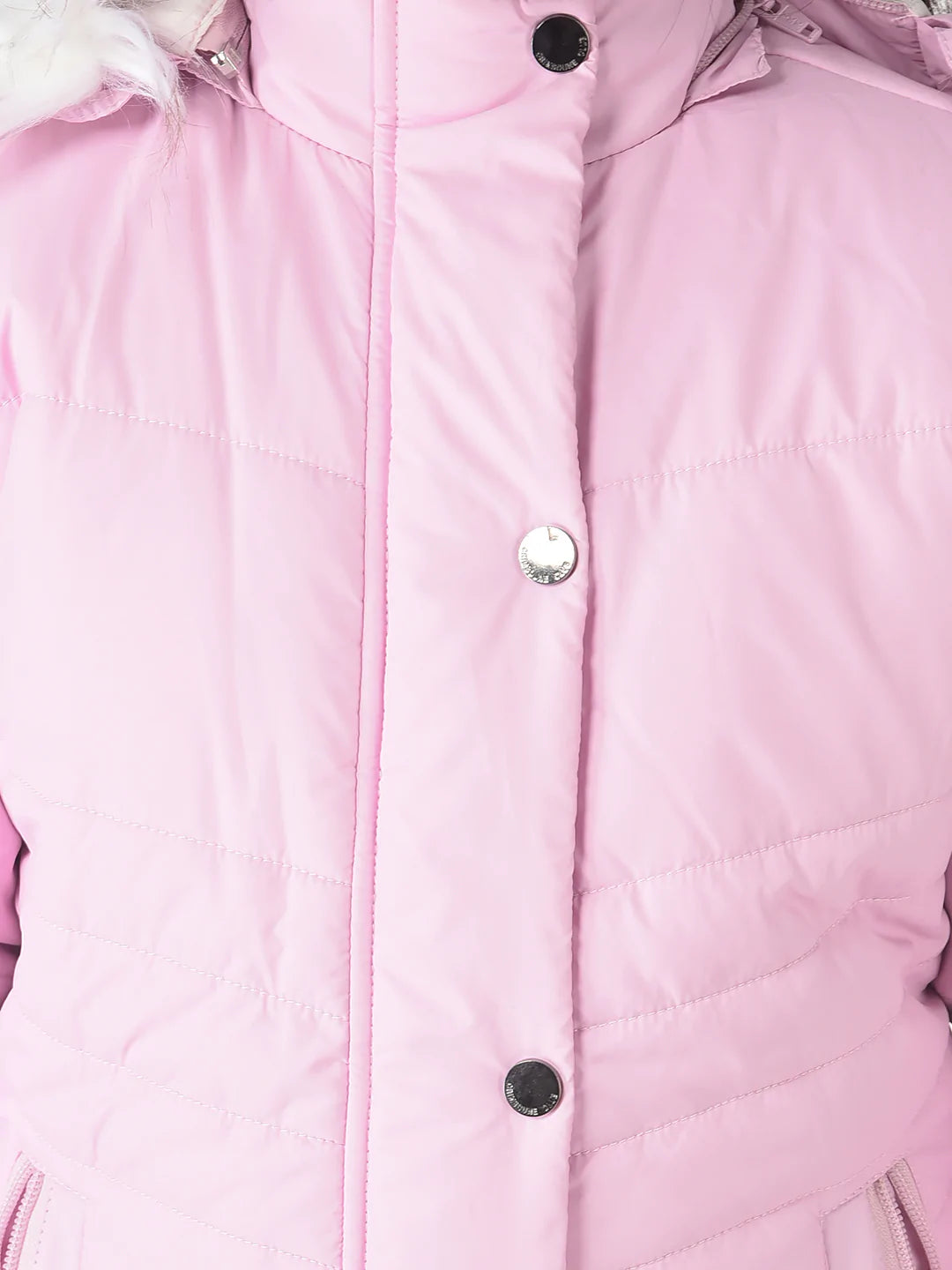  Bright Pink Padded Jacket