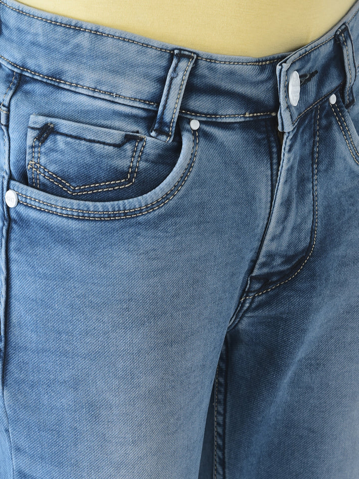 Blue Light Fade Jeans-Boys Jeans-Crimsoune Club