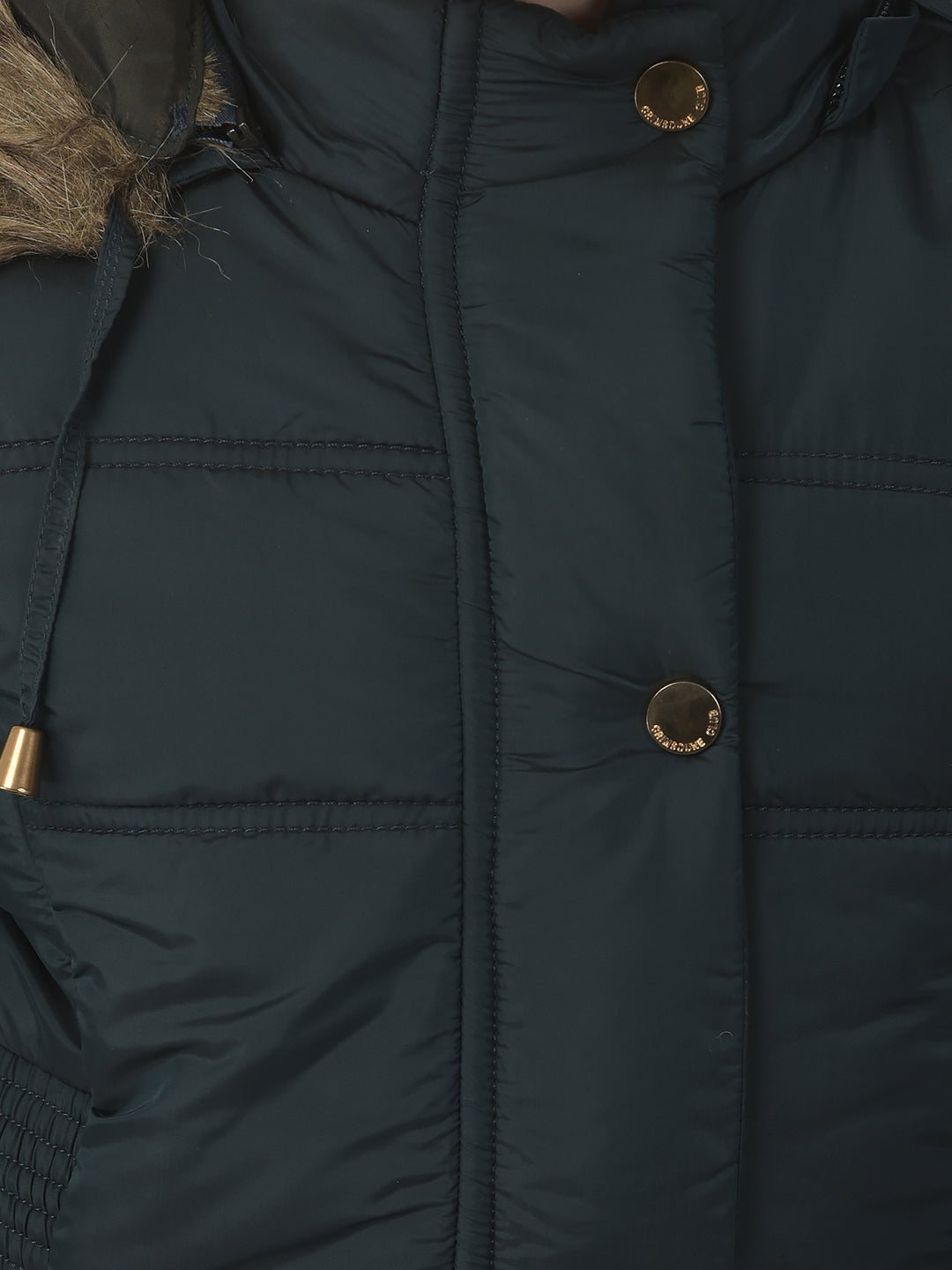  Emerald Green Padded Jacket