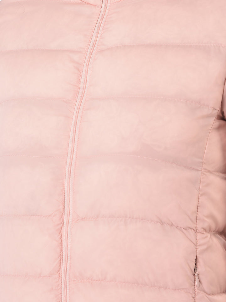  Light Peach Quilted Jacket 