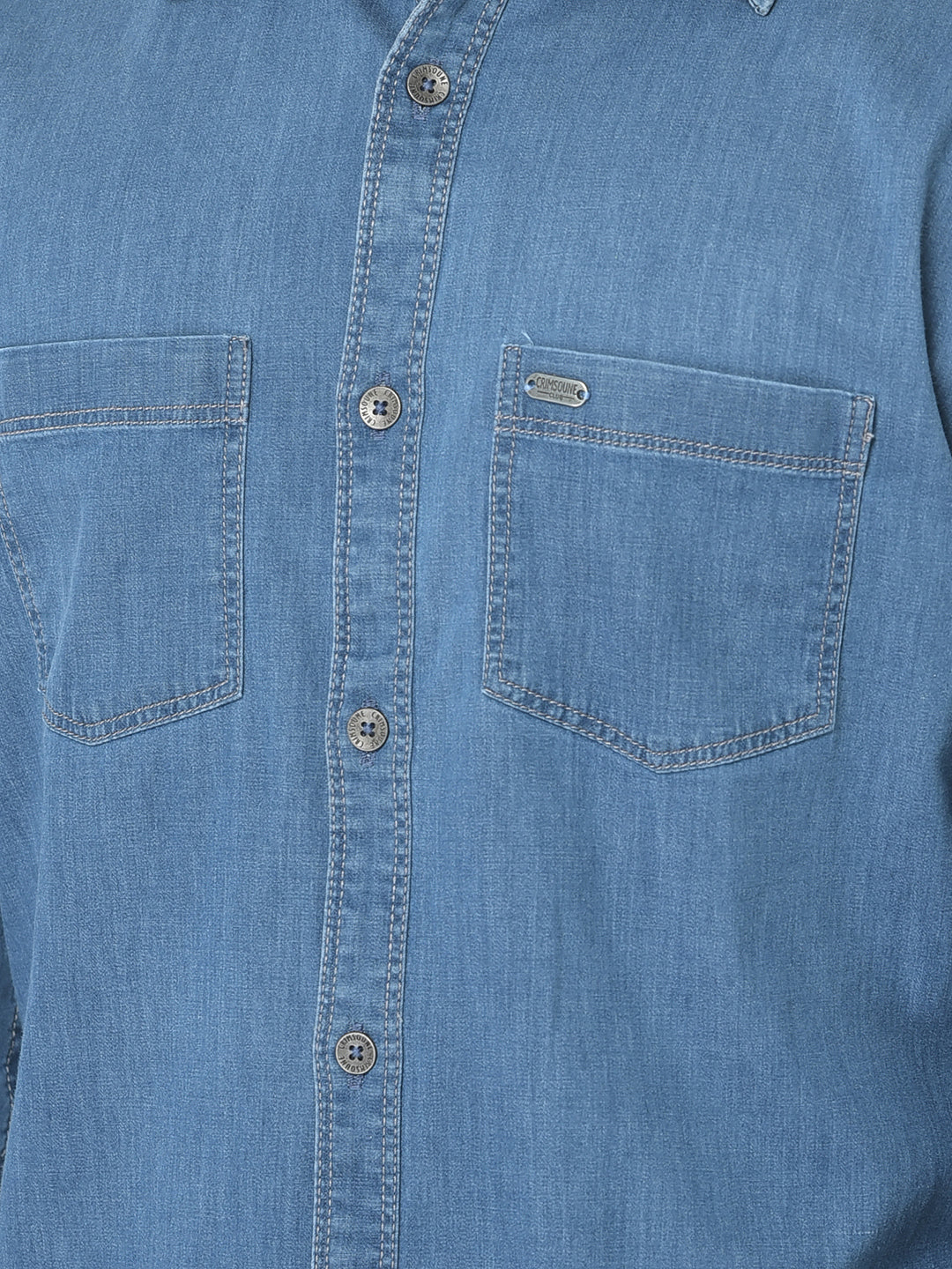  Light Blue Denim Shirt