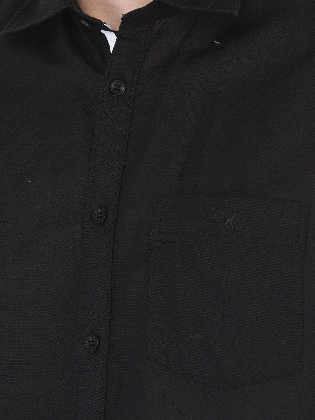 Black Linen Shirt - Men Shirts