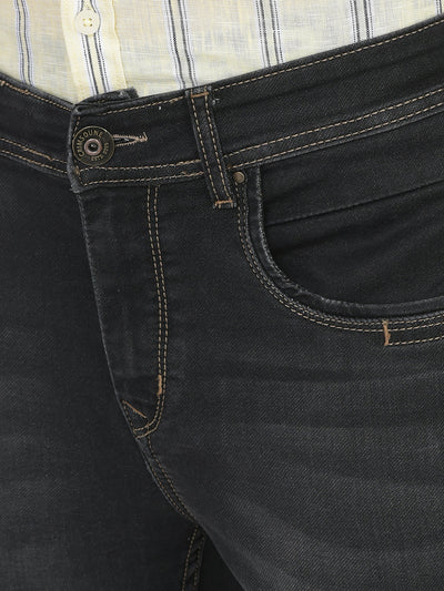  Dark Grey Light-Wash Jeans