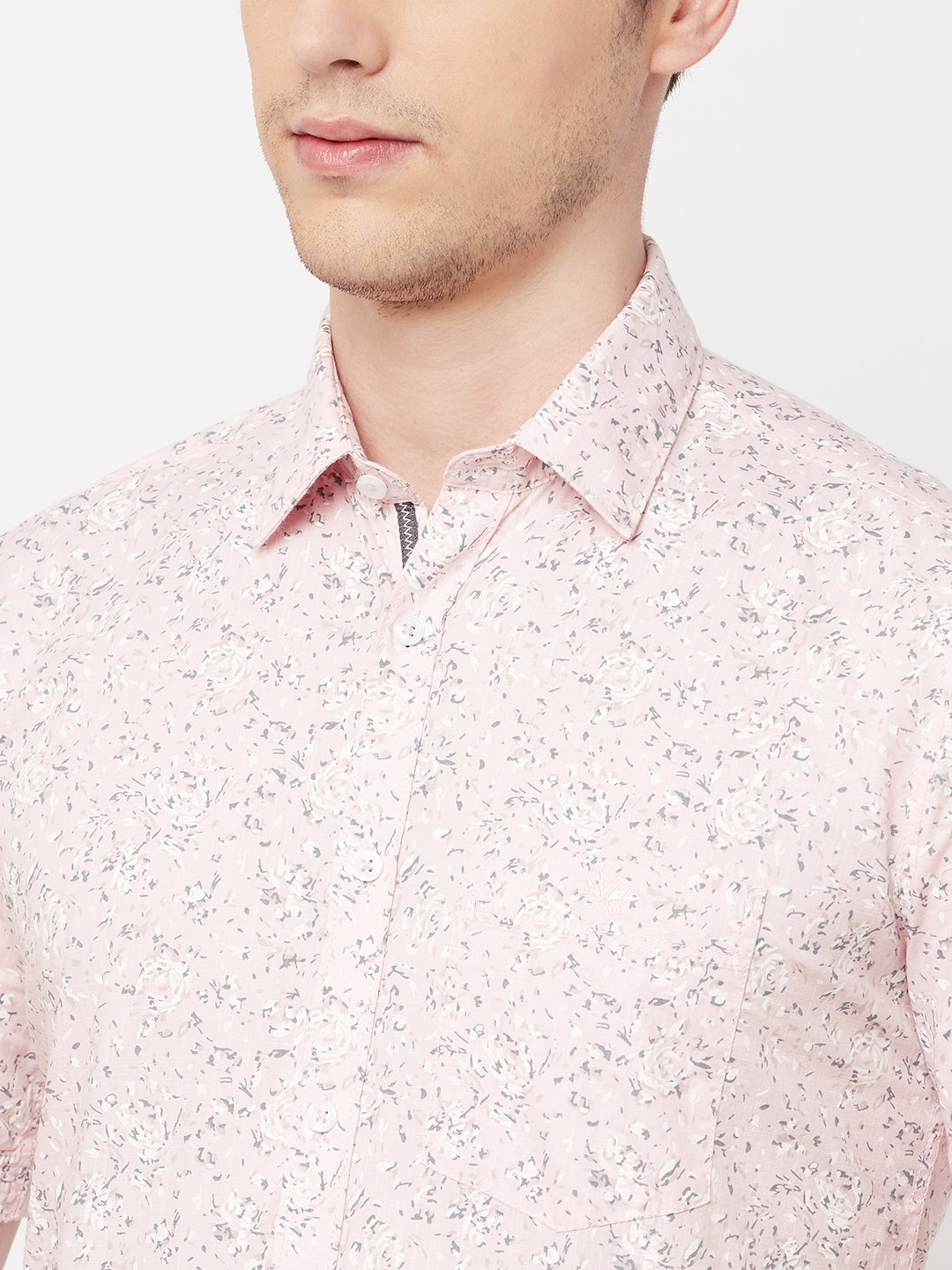 Pink Floral Shirt - Men Shirts