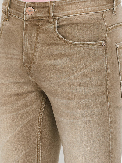 Khaki Slim Fit Jeans - Men Jeans