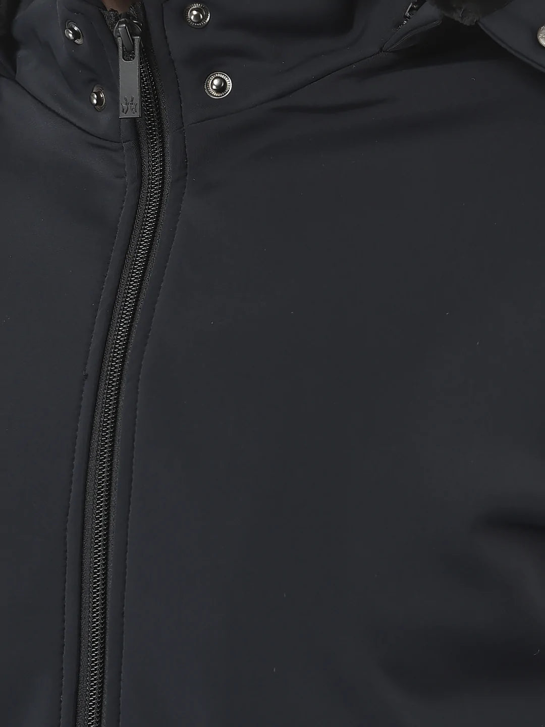  Navy Blue Removable Hood Jacket 