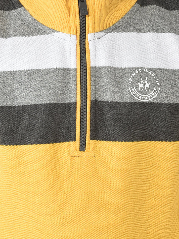  Yellow Half-Zip Sweatshirt