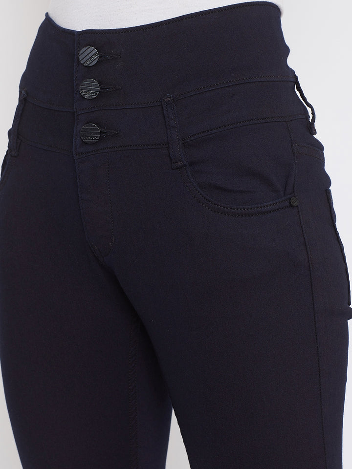 Denim Triple Button - Women Jeans