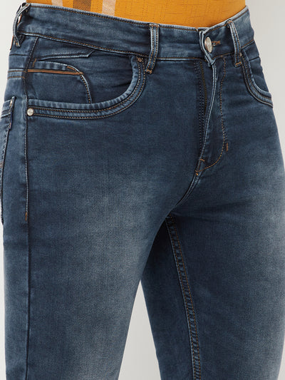 Blue Light Fade Jeans - Men Jeans
