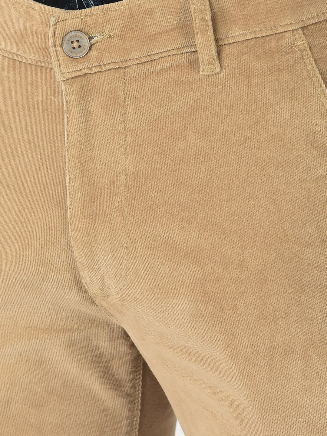  Khaki Trousers in Corduroy 