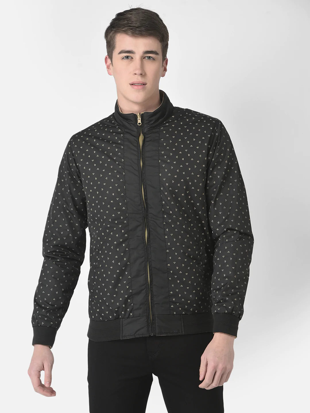  Black Reversible Graphic Jacket 