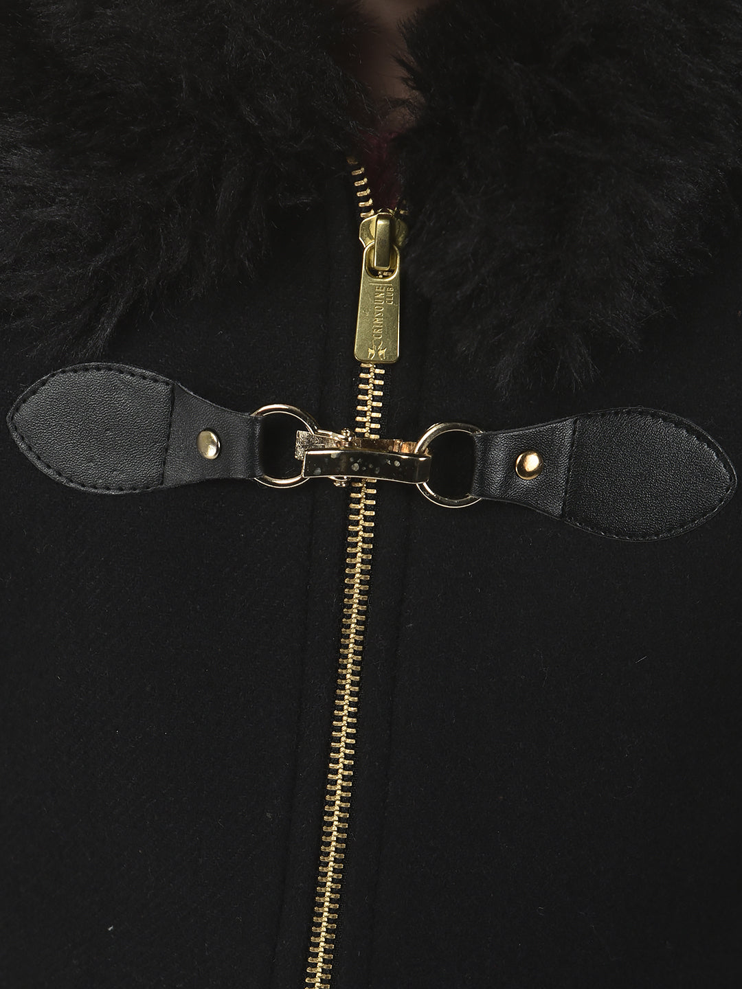 Black Zipper Overcoat