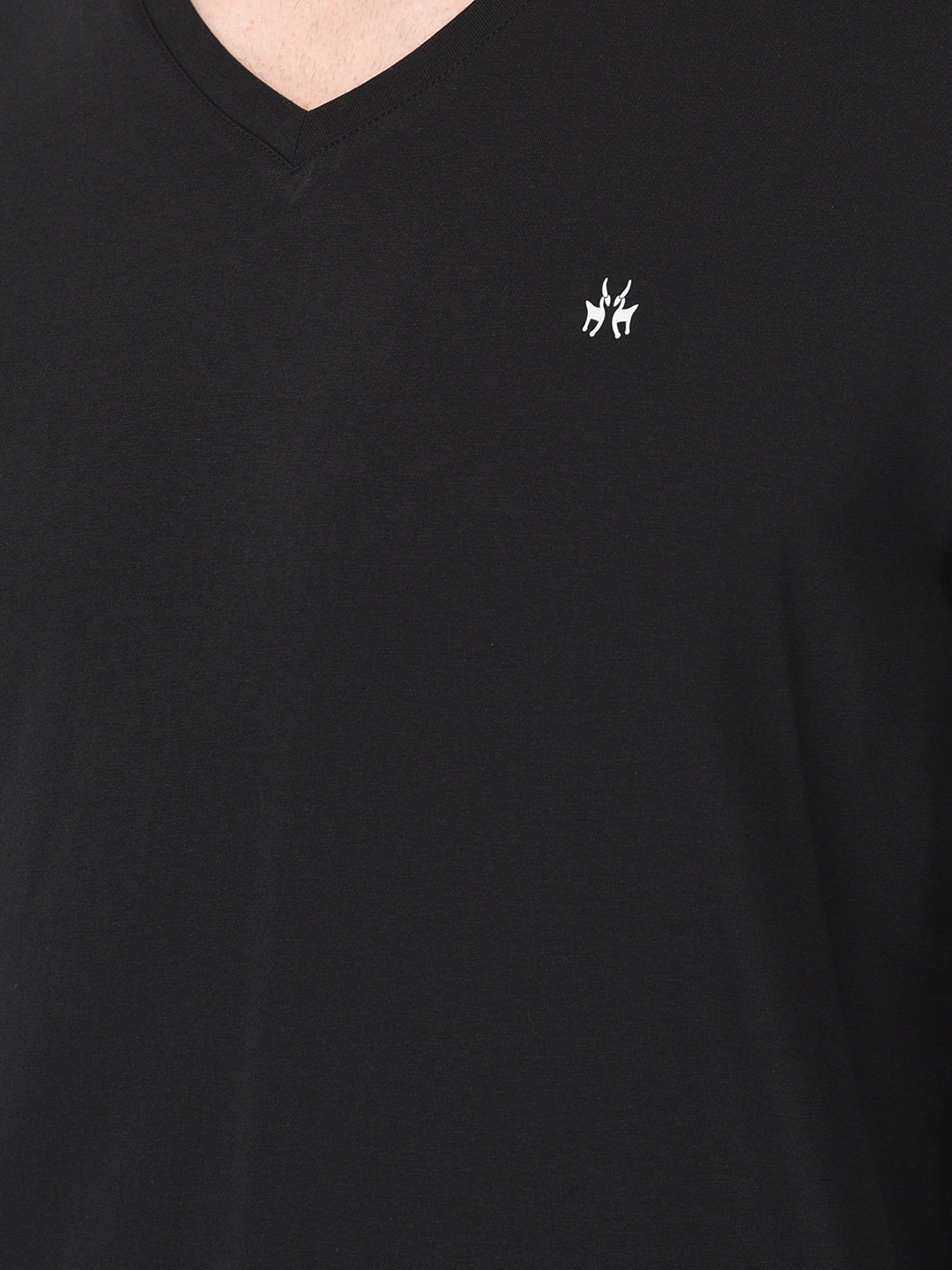 Long-Sleeved Black T-Shirt-Men T-Shirts-Crimsoune Club