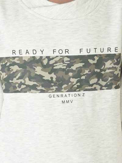  Grey Melange Gen Z Sweatshirt