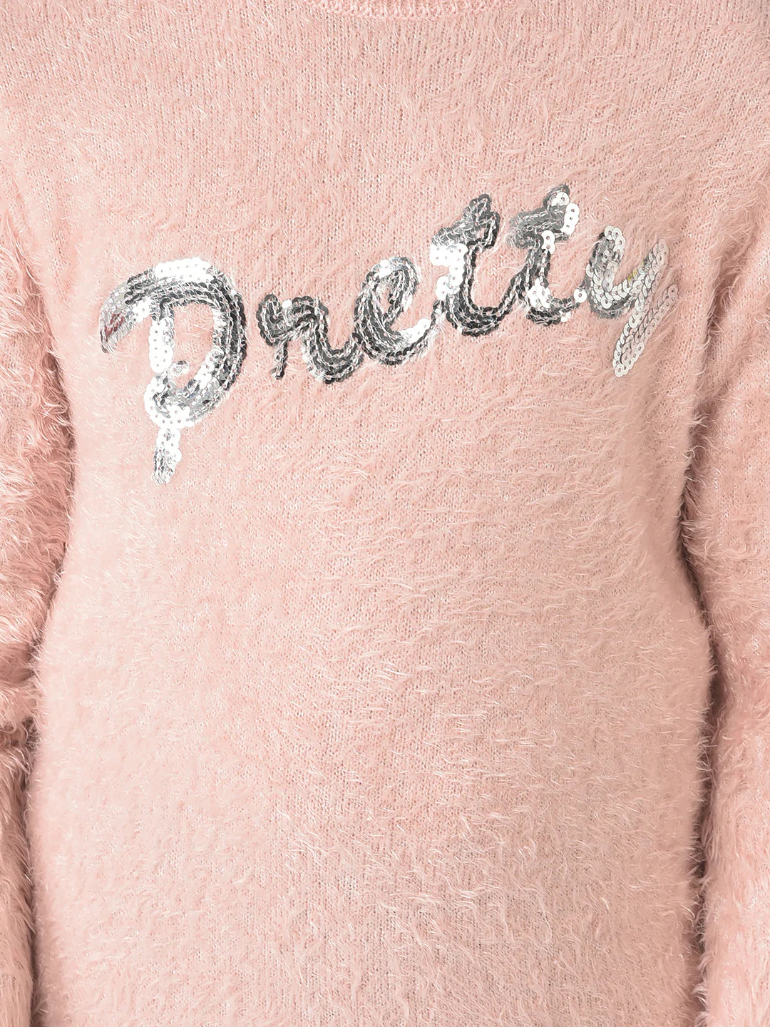 Pink Sweet Sequence Sweater