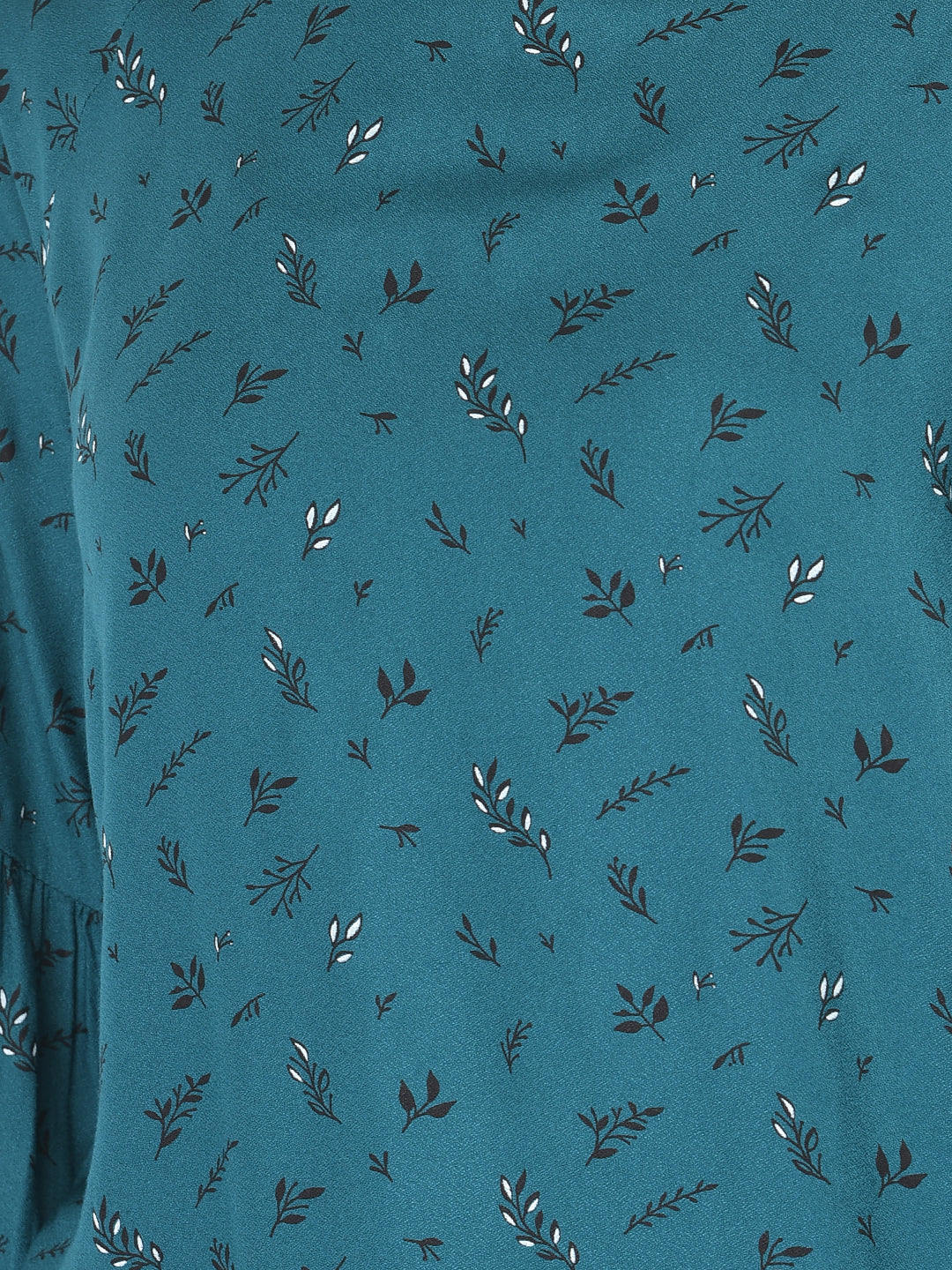 Teal Floral Top - Women Tops