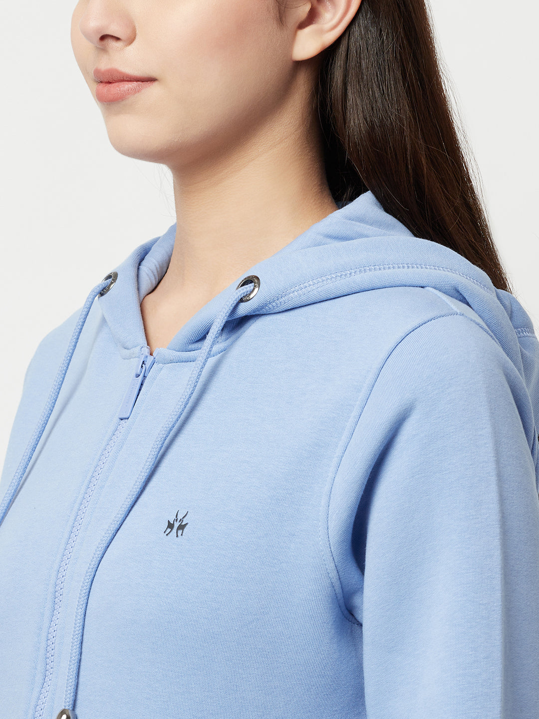  Blue Zipper Sweatshirt 