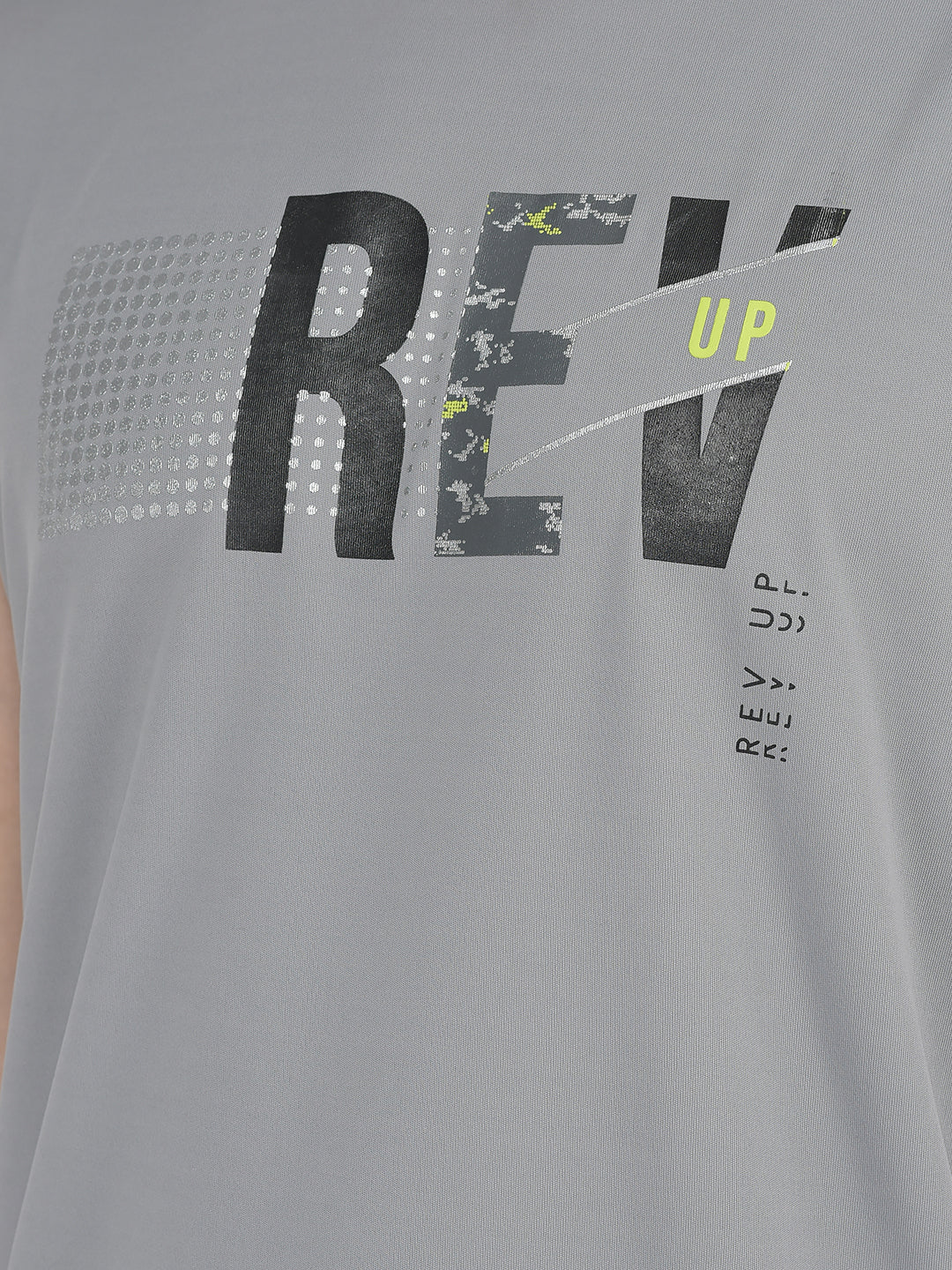  Grey Rev-Up Tank T-Shirt