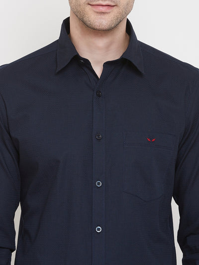 Blue Slim Fit shirt - Men Shirts