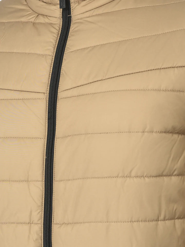  Camel Brown Padded Jacket 