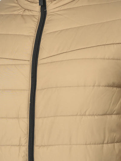  Camel Brown Padded Jacket 