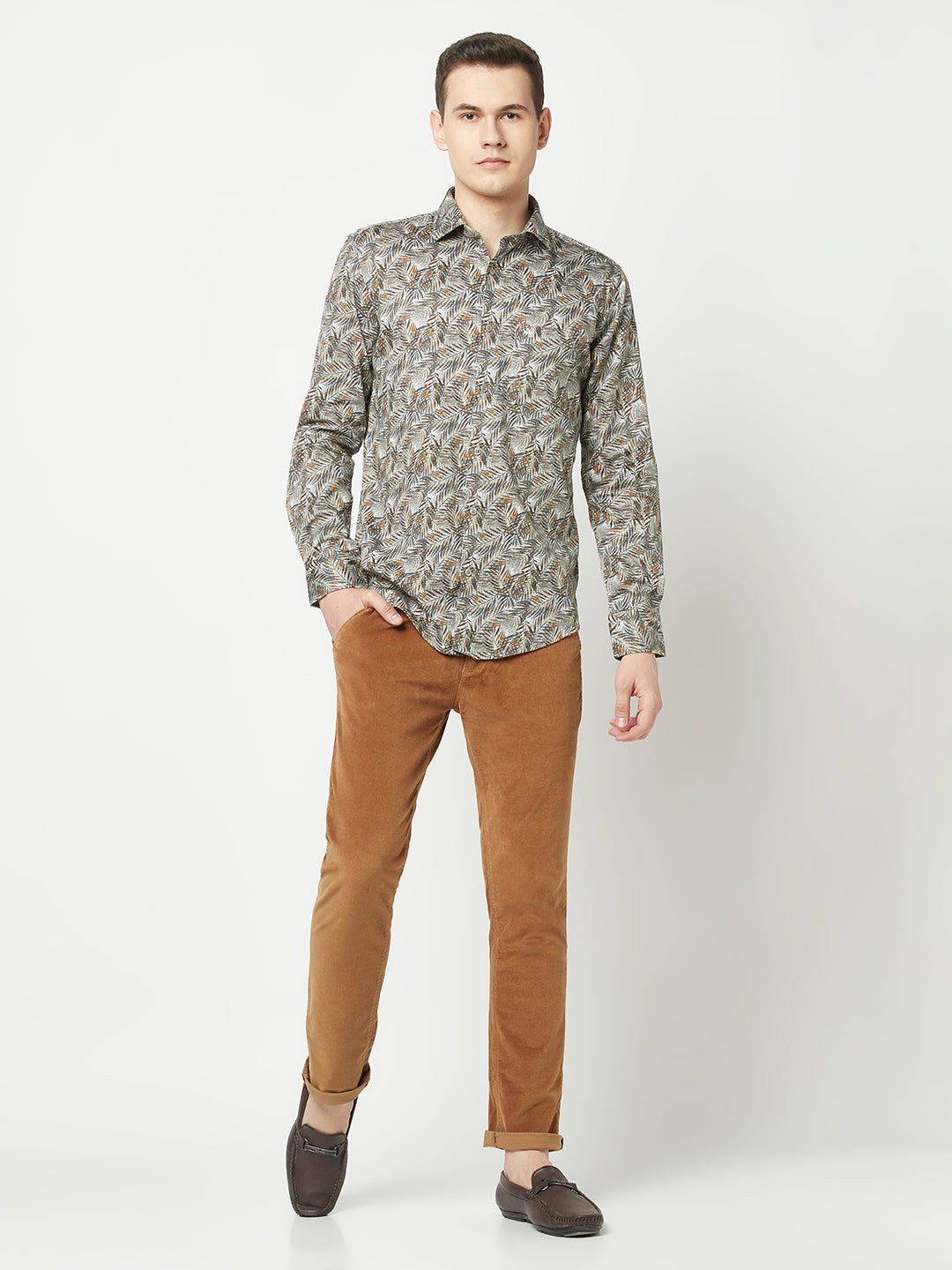  Floral Print Multi-Colour Shirt 