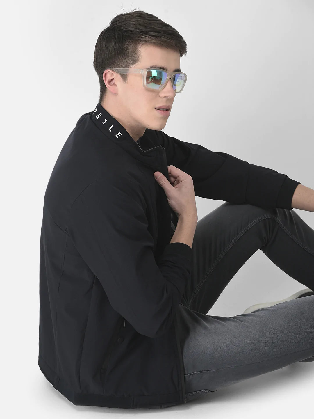  Navy Blue Athletic Jacket
