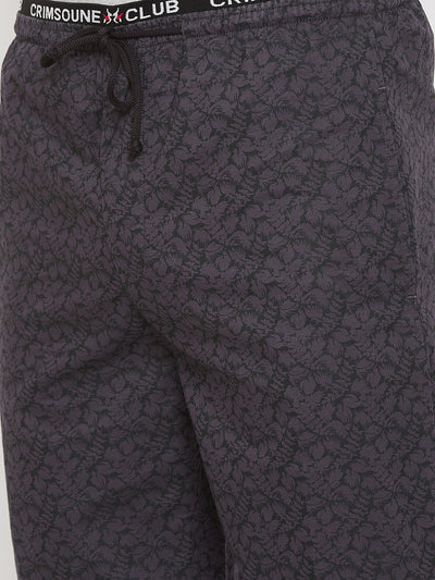 Purple Printed Lounge Pants - Men Lounge Pants